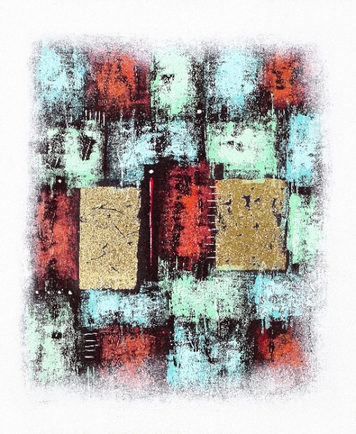 Textures by Sari Buana Quality Fine Art from Bali, Indonesia - Wayan Arnaya