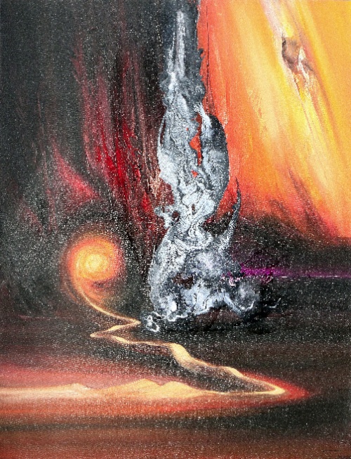 Storm Glow by Ketut Quality Fine Art from Bali, Indonesia - Wayan Arnaya