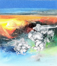 Storm Light by Ketut Quality Fine Art from Bali, Indonesia - Wayan Arnaya