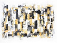 Abstract in black and Yellow by Sueca Quality Fine Art from Bali, Indonesia - Wayan Arnaya